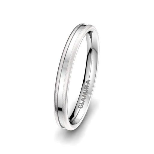 [WEDDKGL-0071] Wedding ring for men in silver